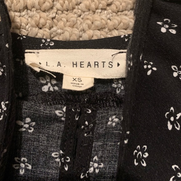 pacsun black floral dress - Picture 2 of 2